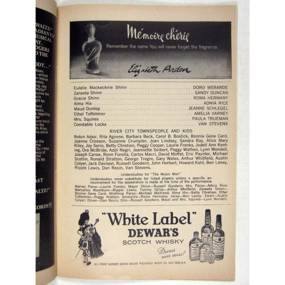 Bert Parks The Music Man Playbill June 1965 Gaylea Byrne Buffalo Bills Boulton - Picture 6 of 8